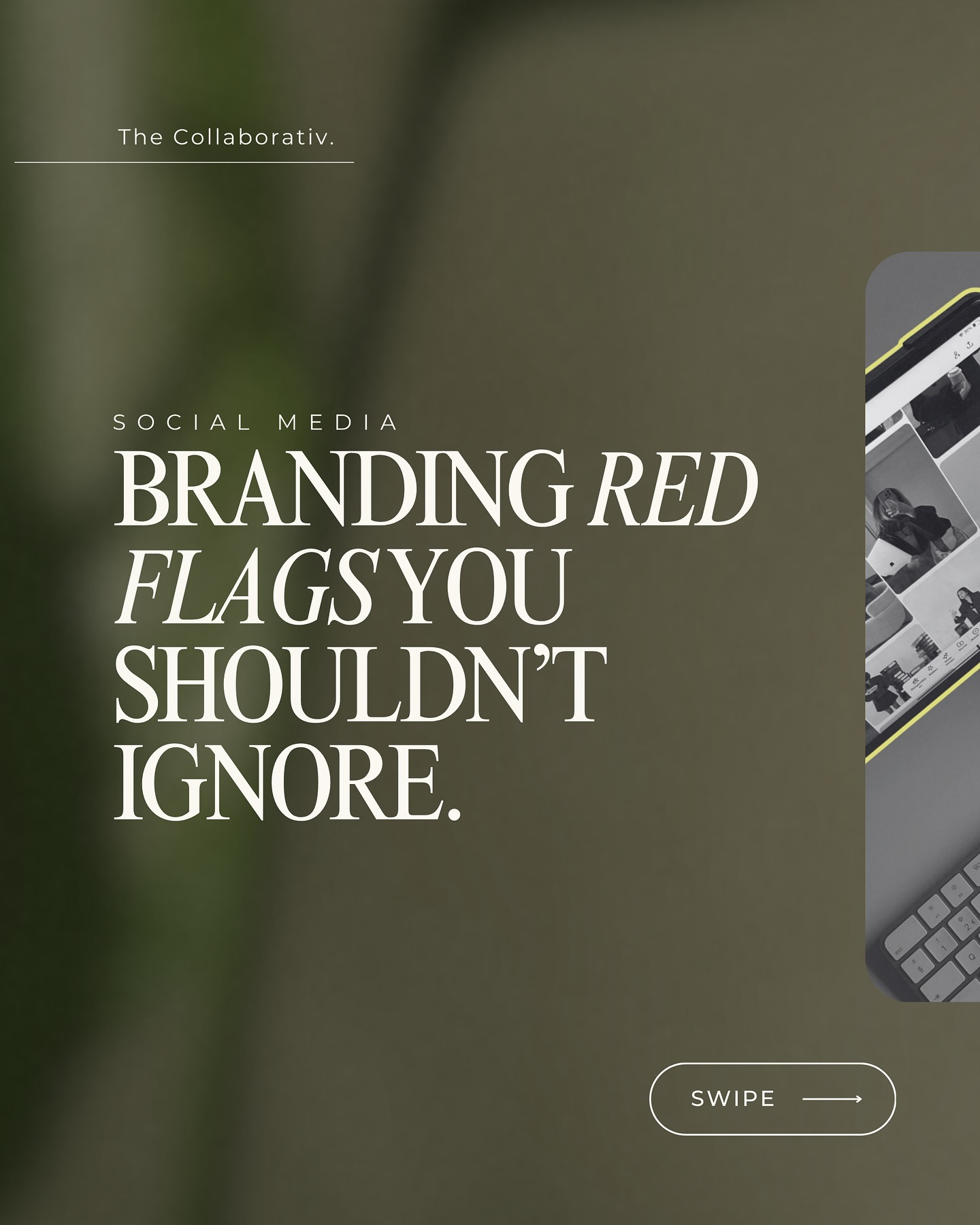 We hate to say it, but … your socials might be the problem. If your visuals, tone or content feel disconnected - your audience can sense it⚡️Consistency builds trust. Confusion kills it. 

Let’s bring clarity (and cohesion) back to your brand.
hello@thecollaborativ.co.za